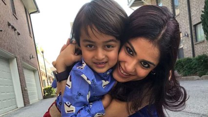 Actress Genelia emotional wishes to her son Rahyl(Telugu)