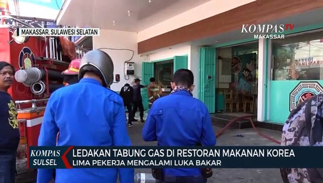 Ledakan Tabung Gas Di Restoran Makanan Korea