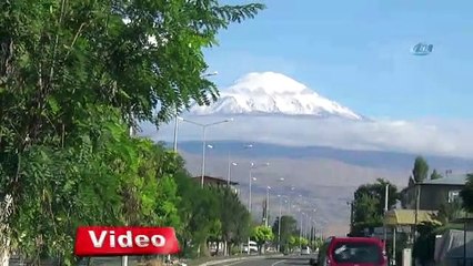 Ağrı Dağı beyaza büründü