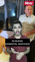 Ini bukan essential services!