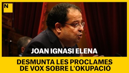 Elena desmunta les proclames de Vox sobre l'okupació: "Diuen moltes mentides"