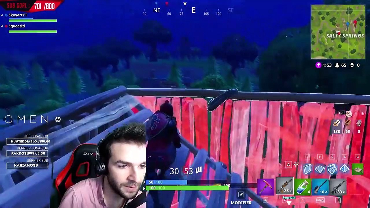 Top1 J'Ai Enfin Réussi Ce Piège - Feat Squeezie Duo Fortnite