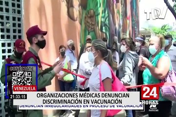 Reportan discriminación durante proceso de vacunación masiva en Venezuela