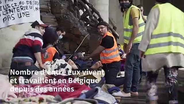 Bruxelles: des sans-papiers en grève de la faim depuis plus de 10 jours