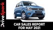 Car Sales Report For May 2021 | Top 15 Best-Selling Car Brands In India Last Month