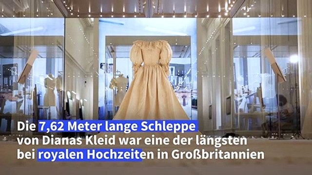 Ausstellung in London zeigt Dianas Hochzeitskleid