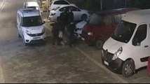 Son dakika haberleri! FETÖ soruşturması geçiren polisten kadına şiddet kamerada