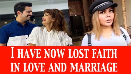 Rakhi Sawant Reacts to Karan Mehra- Nisha Rawal controversy