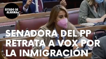 Una senadora del PP por Melilla compara a Vox con el PSOE en cuanto a la inmigración