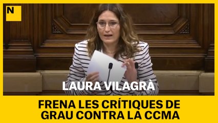 Grau denigra TV3 al Parlament i Vilagrà la frena: "Ja no se'ls creu ningú"