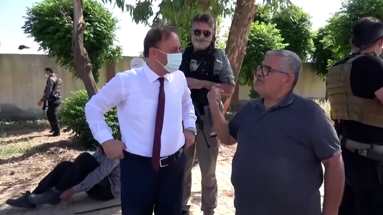 TEL ABYAD - Şanlıurfa Valisi Abdullah Erin, Tel Abyad'da incelemelerde bulundu