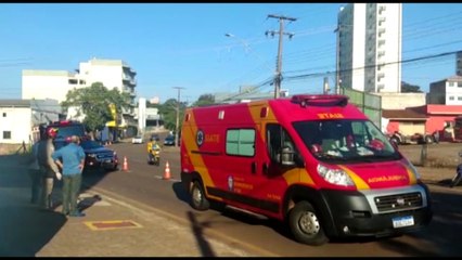 Descargar video: Tenente do Corpo de Bombeiros fala sobre grave acidente na Rua Erechim e faz alerta