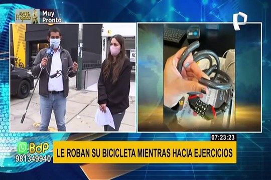 Surquillo: joven sufre robo de bicicleta en gimnasio y le niegan imágenes de las cámaras