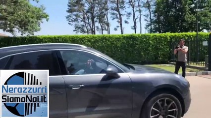 Simone Inzaghi, il primo giorno alla Pinetina con gli agenti Tinti e Montipò