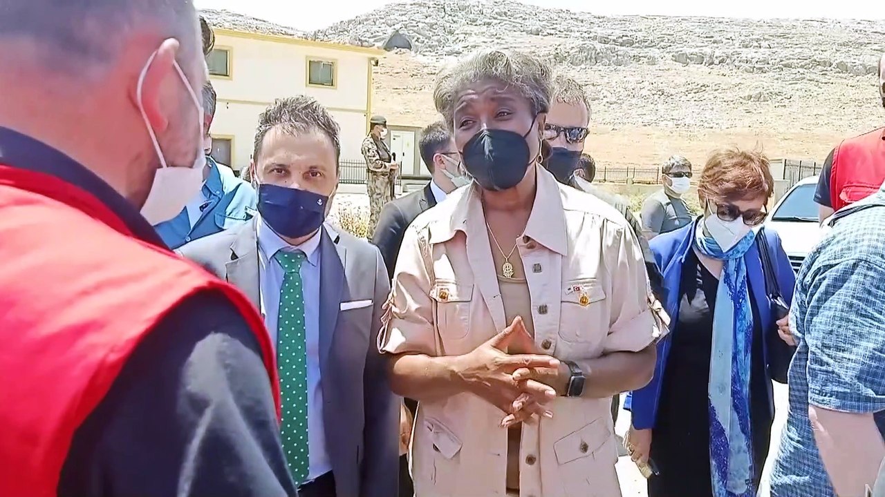 HATAY - ABD Birleşmiş Milletler Daimi Temsilcisi Linda Thomas-Greenfield, Hatay'da