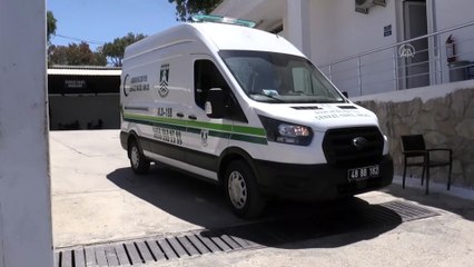 MUĞLA - Bodrum'da hayatını kaybeden yapımcı Hasan Saltık'ın cenazesi İstanbul'a gönderildi