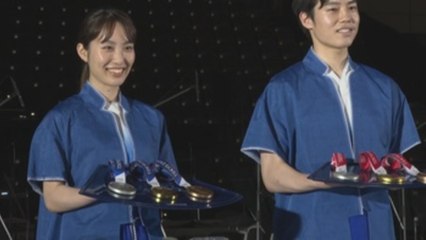 Tokio 2020 muestra el atrezo y la música de las ceremonias entrega medallas