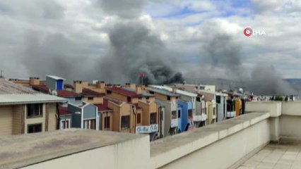 Başkent'te depo yangını... Olay yerine itfaiye ekipleri sevk ediliyor