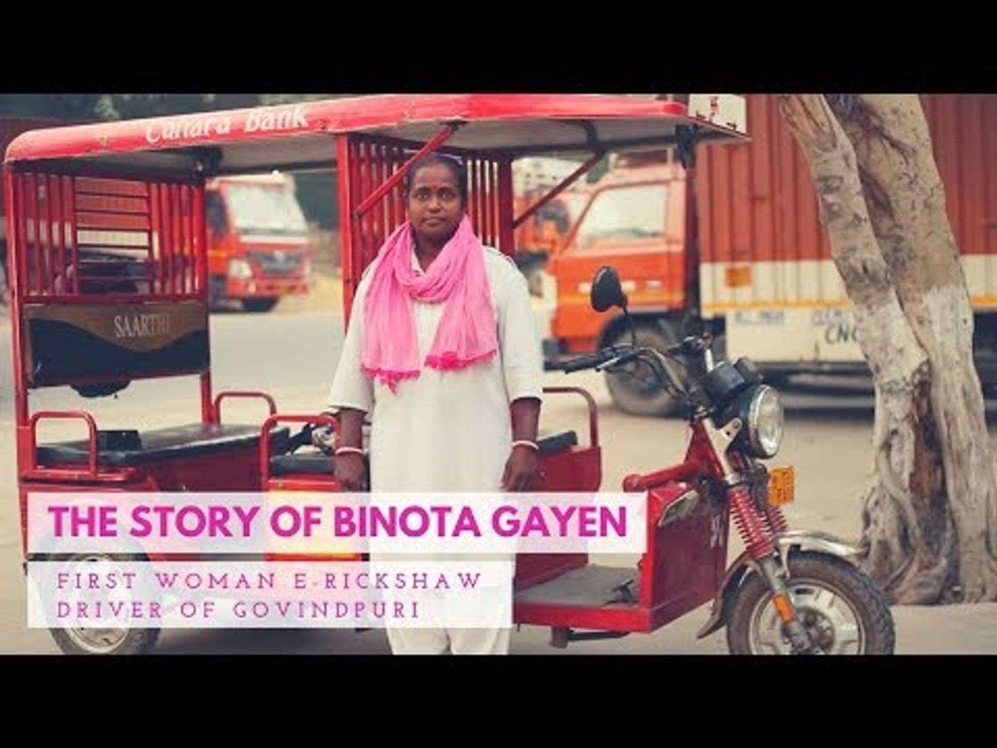 The Story of Binota Gayen, First Woman E-Rickshaw Driver of Govindpuri -  video Dailymotion