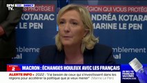 Marine Le Pen sur les déplacements de Macron: 