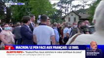 Marine Le Pen sifflée par des manifestants lors de son départ de Saint-Chamond, dans la Loire
