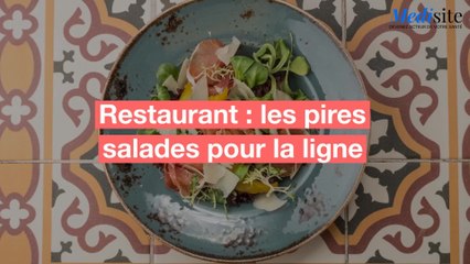 Restaurant : les pires salades pour la ligne