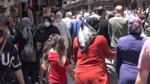 Normalleşme sonrası Gaziantep'te çarşı yoğunluğu arttı