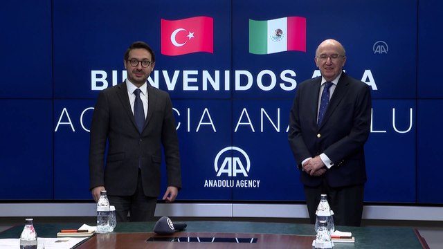 ANKARA - Meksika'nın Ankara Büyükelçisi Hernandez AA'yı ziyaret etti