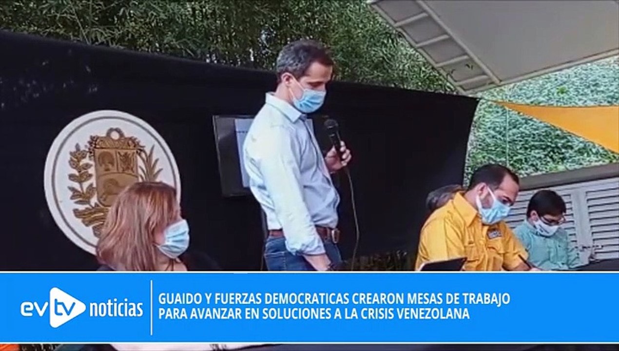 Guaidó y fuerzas democráticas crearon mesas de trabajo para avanzar en soluciones a la crisis venezolana