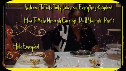 How To Make Menorah Earrings | Do It Yourself | Part 4