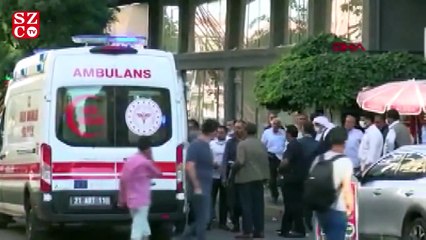 Adliye çıkışı kavga