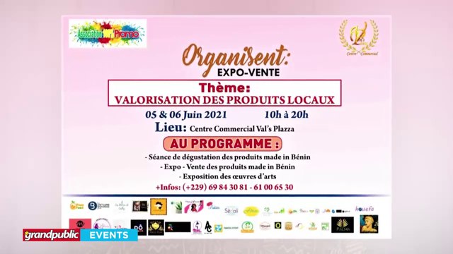 BÉNIN FOIRE 100% MADE IN BENIN, UNE INITIATIVE DE L'ASSOC. 100% PROMO
