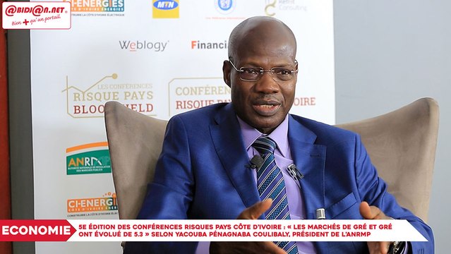 5e édition des Conférences risque pays Côte d’Ivoire : « Les marchés de gré et gré ont évolué de 5.3 » selon Yacouba Pénagnaba Coulibaly, président de l’ANRMP