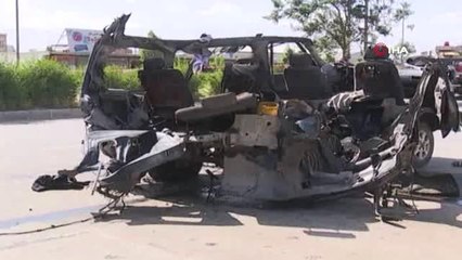 Afganistan'da minibüsün geçişi sırasında mayın patladı