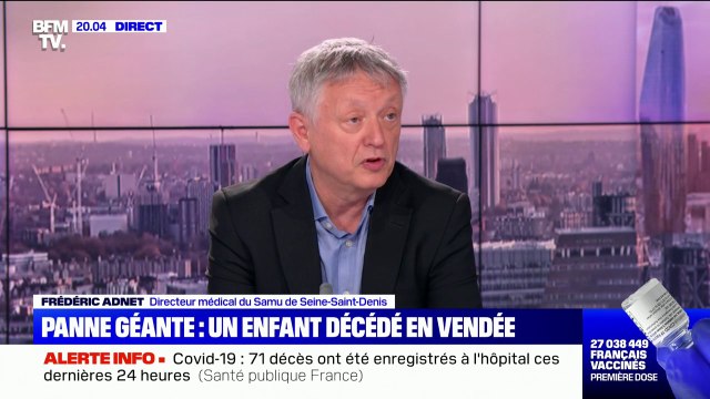 Frédéric Adnet sur la panne des numéros d'urgence: En 30 années d'exercice, je n'ai jamais vécu de panne aussi intense et aussi ample