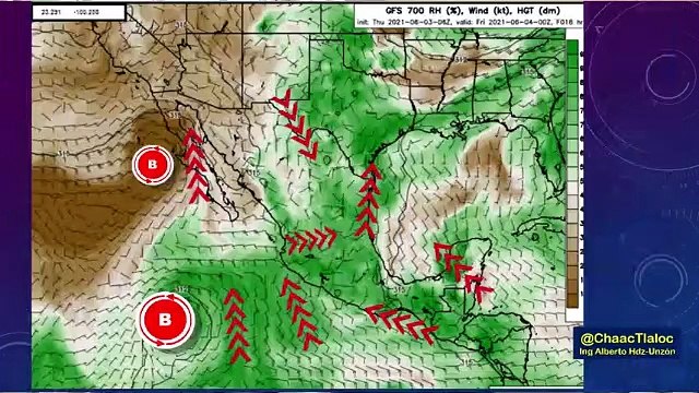 Clima de hoy jueves: Desarrollo de nubes de tormenta eléctrica con chubascos y granizadas