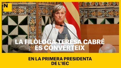 La filòloga Teresa Cabré es converteix en la primera presidenta de l'IEC