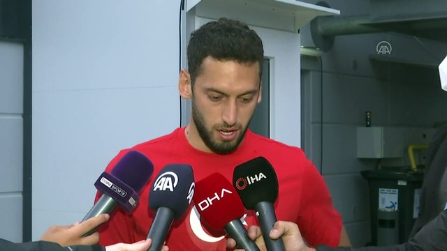 PADERBORN - Türkiye-Moldova hazırlık maçının ardından - Hakan Çalhanoğlu