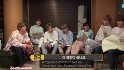 [ENG SUB] BTS REACTING TO CHILDHOOD PHOTOS!