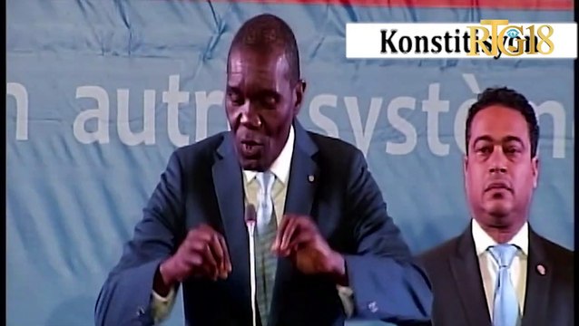 Entèvansyon Prezidan sena Joseph Lambert ak Prezidan chanm depite a Garry Bodeau sou konstitisyon an