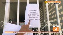 Mulher com exame marcado encontra Policlínica de Cajazeiras fechada e se revolta com o prefeito
