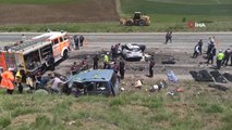 Son dakika haber | Sivas'ta iki araç kafa kafaya çarpıştı: 9 ölü