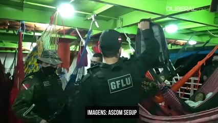 Agentes de segurança flagram o transporte ilegal de 80 kg de grude de peixe