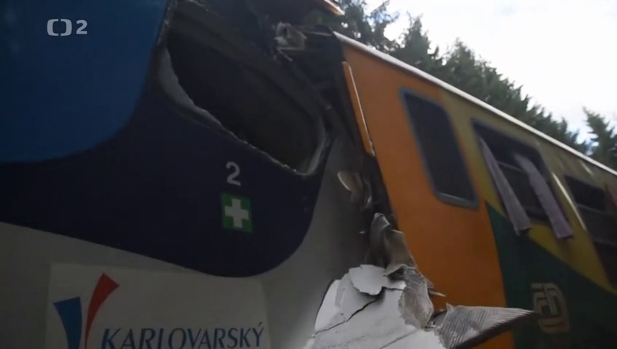 Srážka osobních vlaků (Když se hraje o čas, železniční část, CZ)