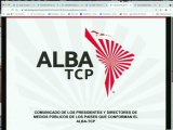 Comunicado emitido por Presidentes y Directores de medios públicos de los países del ALBA-TCP