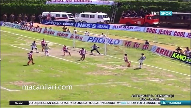 Antalyaspor 0-1 Fenerbahçe 21.04.1996 - 1995-1996 Turkish 1st League Matchday 30 (Ver. 1)