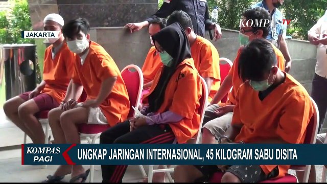 Polisi Ungkap Penyelundupan Narkoba Jaringan Internasional, 45 KG Sabu Asal Malaysia Disita
