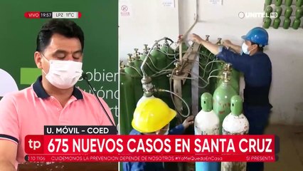 Índice de positividad llega al 19% en Santa Cruz