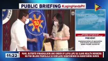 Pangulong Duterte, ipinagkaloob ang Order of Lapu-Lapu sa ilang health workers ng PGH bilang pagkilala sa kanilang kabayanihan sa nangyaring sunog
