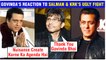 Salman Khan VS KRK: Govinda's ANGRY Reaction On Supporting KRK In The Legal Matter